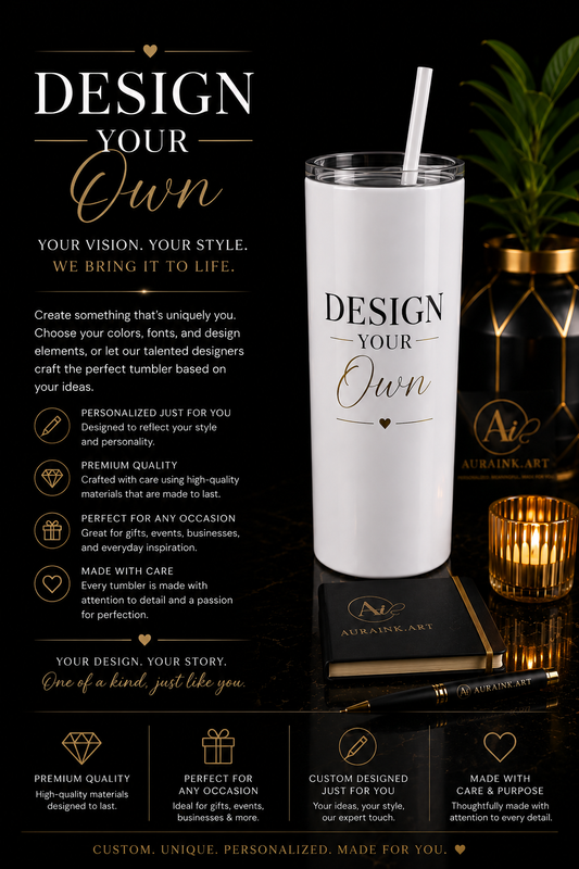 Design Your Own Tumbler - 20 Oz.