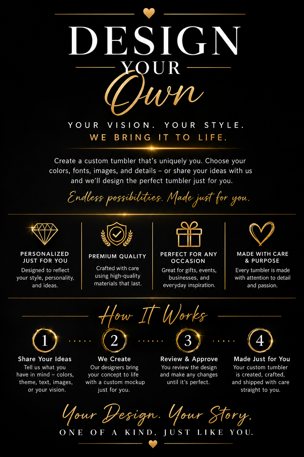 Design Your Own Tumbler - 20 Oz.